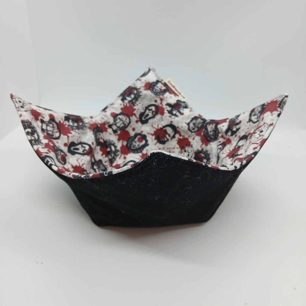 100% Cotton Microwavable Bowl Cozy - Fright Night