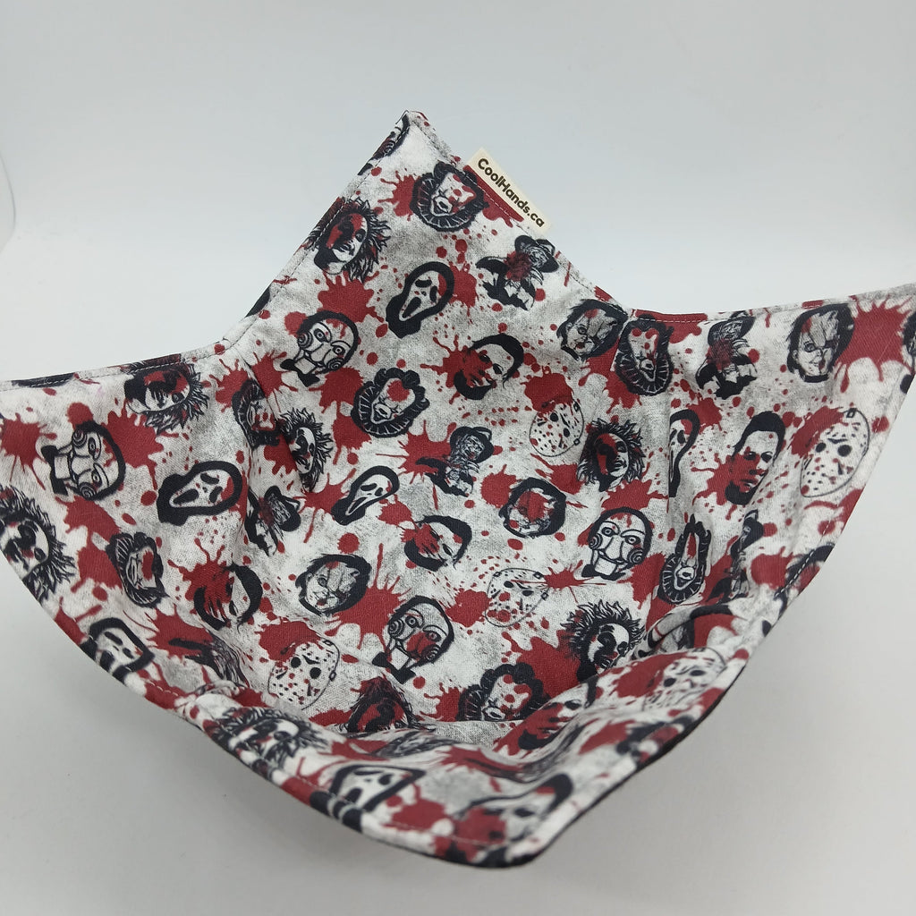 100% Cotton Microwavable Bowl Cozy - Fright Night