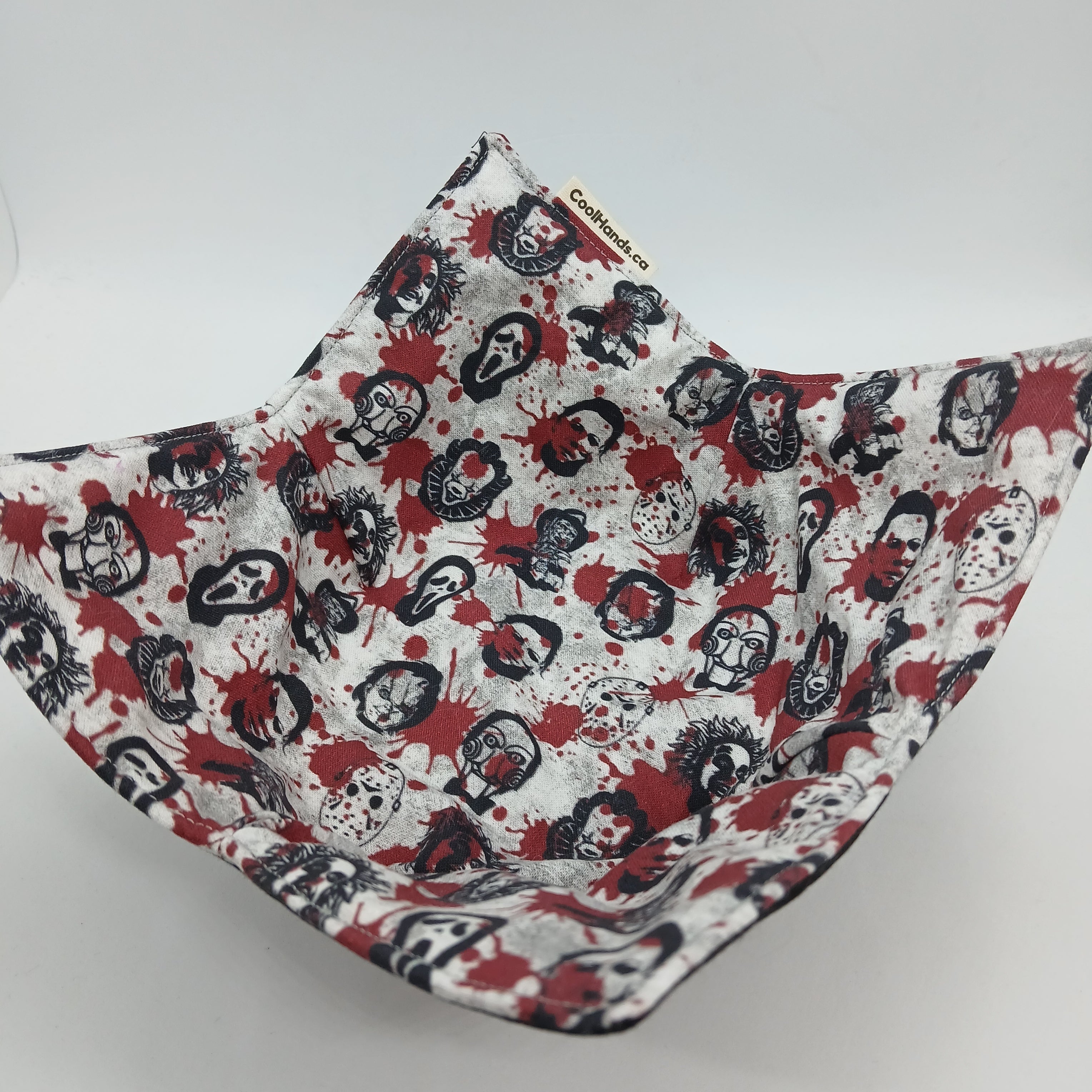 100% Cotton Microwavable Bowl Cozy - Fright Night